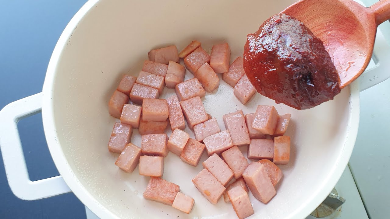 스팸 고추장찌개