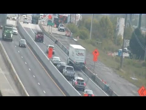 Distracted Box Truck Driver Crashes Into Impact Attenuator In Hampton ...