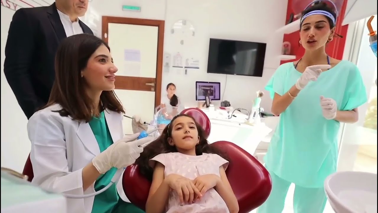 سلمى ويارا وزيارة د. نارين 😀😃