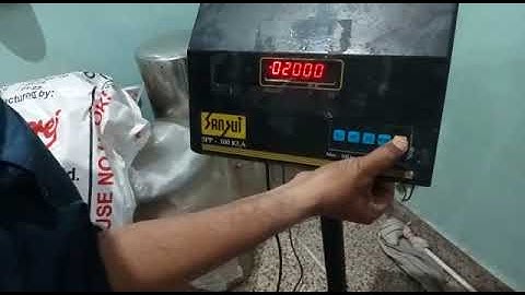 How to calibrate 100kg weighing scale
