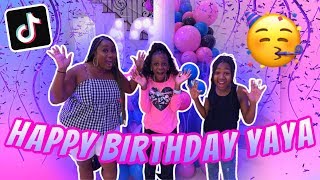 SURPRISING YAYA AT HER TIK TOK BIRTHDAY PARTY