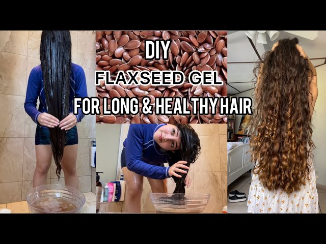 DIY flaxseed gel for long and hydrated hair class=