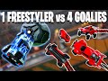 I paid GOLDS to try and stop Freestylers in Rocket League