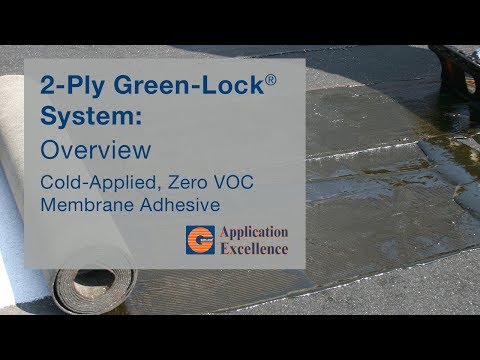 Cold-applied membrane adhesive Green-Lock overview 1/4