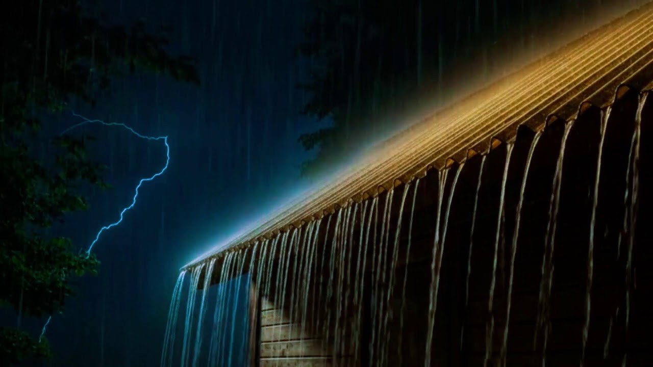 Extreme Rain & Thunder on Tin Roof🌩️Sleep in 5 Minutes • Insomnia Relief • Deep Relaxing Rain Sounds