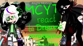 Mcyt reacts to Dream's paranormal activities•Dream smp•||Gacha Club||∆Cellie lock∆