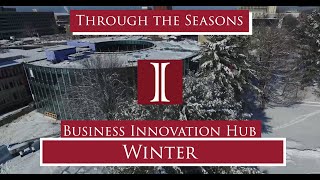 Through The Seasons - Isenberg School of Management | Business Innovation Hub | Winter Drone Tour