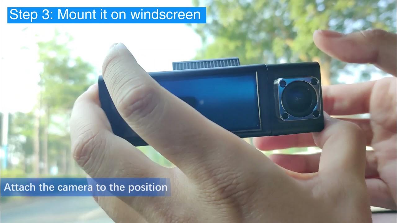 Peztio dual dash cam M1 installation video YouTube