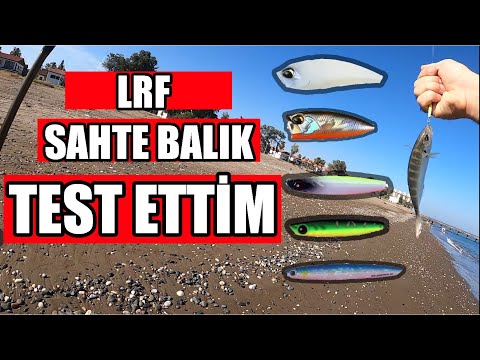 LRF ile Kıyıdan Balık Avı Jig Sahte Balık Testi