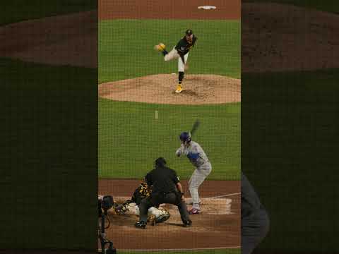 Paul Skenes vs. Shohei Ohtani from behind home plate 👀