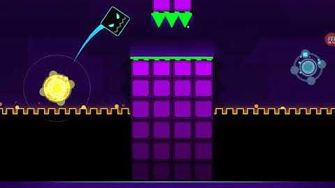 Geometry Dash - Nock Em themed level sneak peak!