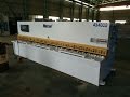 4000mm hydraulic shearing machine ,4mm sheet metal cutting machine to India