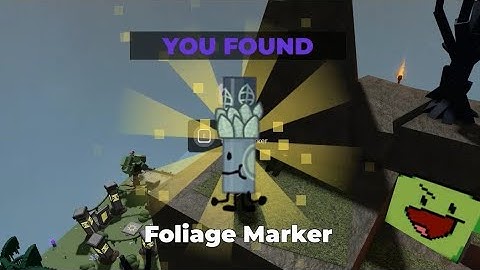 How to get FOLIAGE Marker in FIND THE MARKERS Roblox [ UPDATE 2025 ]