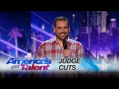Harrison Greenbaum: Comic Hilariously Details A Surprising World Record - America's Got Talent 2017