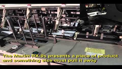Maxim RX-9s Staging Product on Inserter