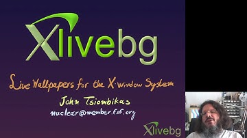 Fosdem 2021 talk: xlivebg - live wallpapers for the X window system