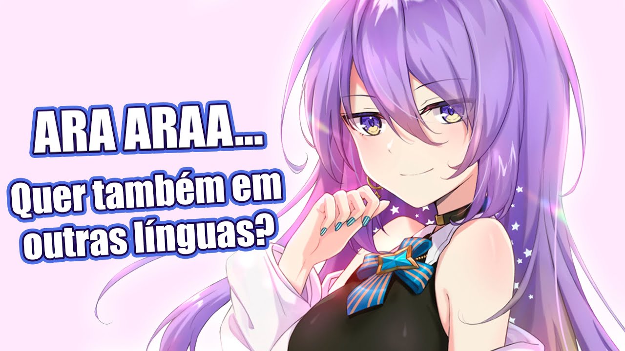 Moona mostra seu melhor ARA ARAA em diferentes línguas