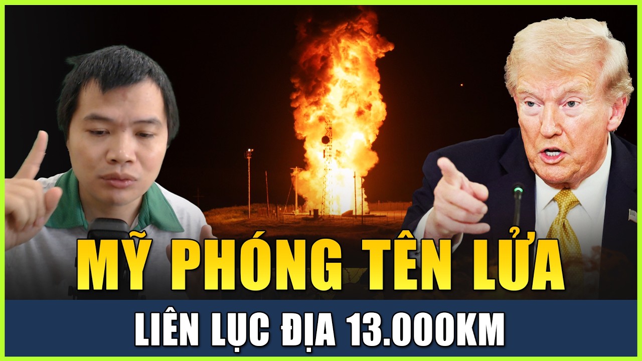 Mỹ Phóng Tên Lửa Liên Lục Địa Có Thể Mang Đầu Đạn Hạt Nhân Mạnh Gấp 20 Lần Bom Nguyên Tử