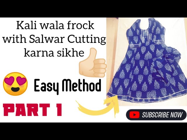 A line baby frock cutting and stitching | MS DIY - video Dailymotion