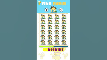 Find Odd One Out #83 #shorts #puzzlegame #spotthedifference #emojichallenge #howgoodareyoureyes