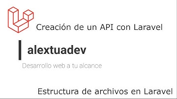 Estructura de archivos en Laravel