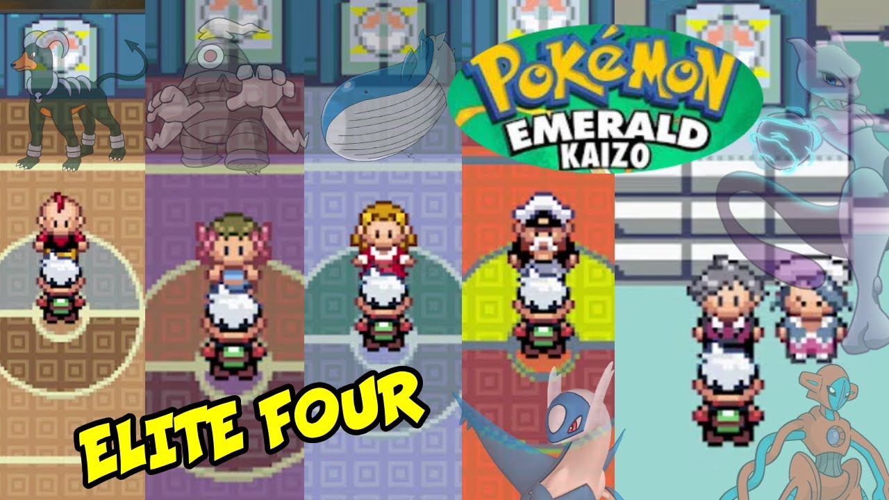 Most DANGEROUS GAME ELITE FOUR🤬Emerald Kaizo HARDCORE Nozlocke YouTube