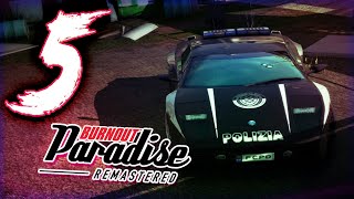 Burnout Paradise Remastered Part 5 Cop Cars Ride Along