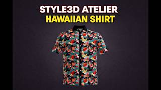 A Crazy Hawaiian Shirt Design / Men's Hawaiian Shirt / Digital Fashion