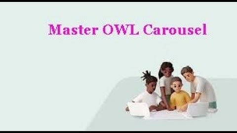 Master Owl Carousel: Complete Tutorial Guide - Bangla- Dream IT