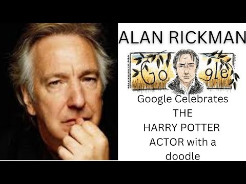 Who is Alan Rickman, the Harry Potter star being celebrated by Google  Doodle today?