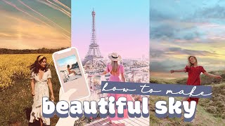 How to make beautiful sky in Phone (sky replacement iPhone)