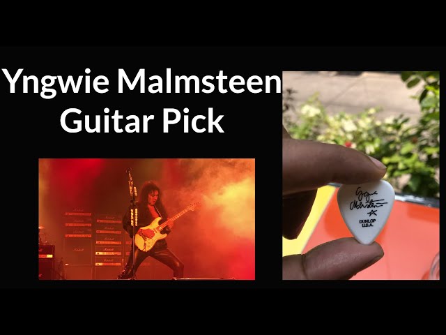 Guitar Pick of Yngwie Malmsteen class=
