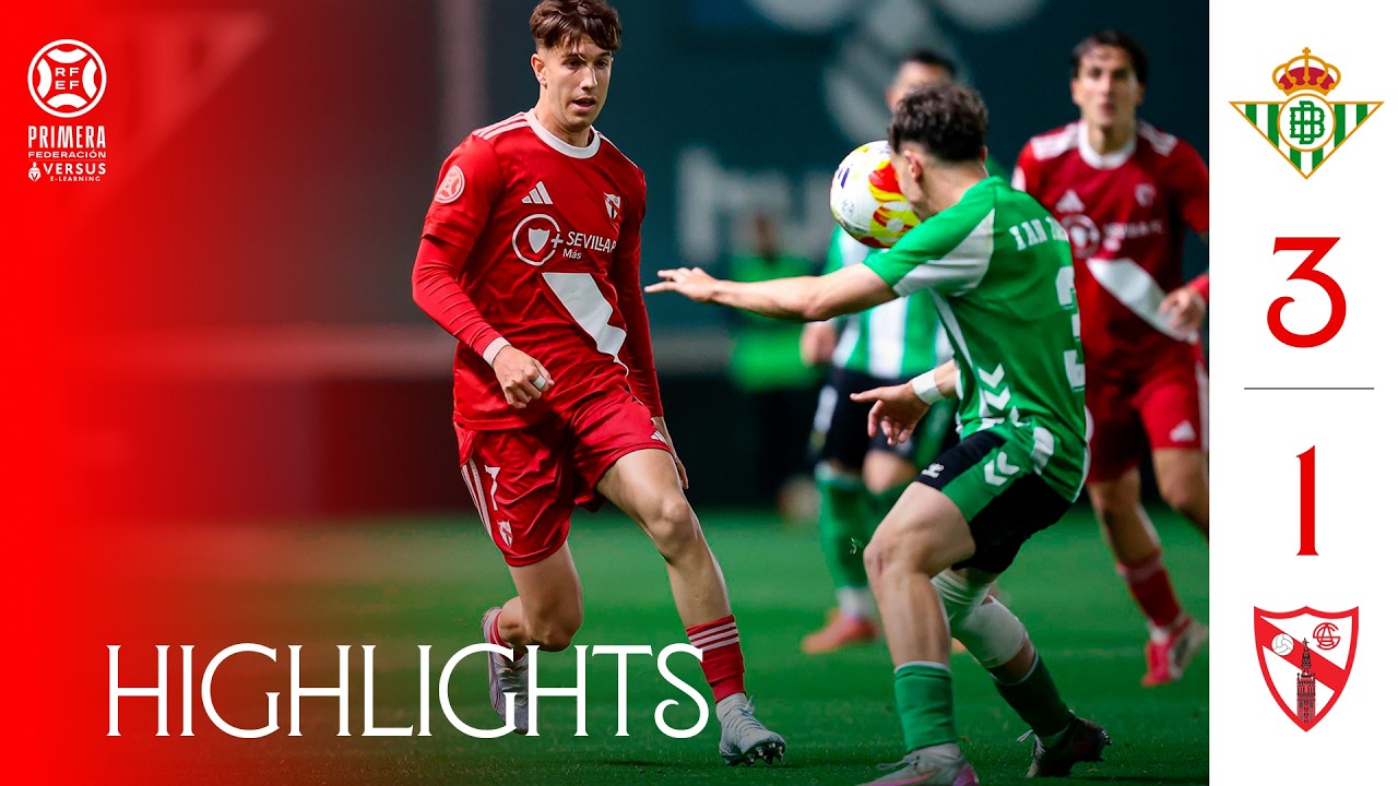 Betis Deportivo vs Sevilla Atlético (3-1) Primera RFEF | Resumen