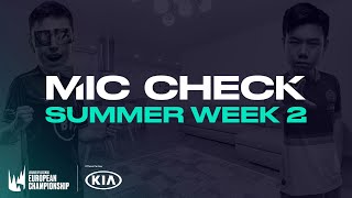Kia #LEC Mic Check: Week 2 (Summer 2020)