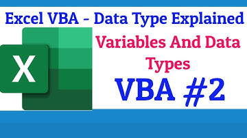 Excel VBA Beginner Tutorial [ Excel VBA Data Types ] | Excel Macros | Advanced Excel VBA Data Types