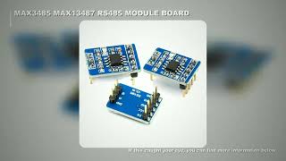 MAX3485 MAX13487 TTL to RS485 Module, Serial Port UART Converter, Auto Direction Control 3.3V/5V Ind