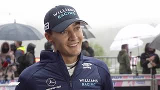 George russell - P2 FINISH post race f1 interview 2021 belgian grand prix at spa