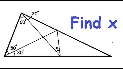 Hard Problem | Find Angle x | PRMO RMO INMO IMO Math Olympiads SSC
