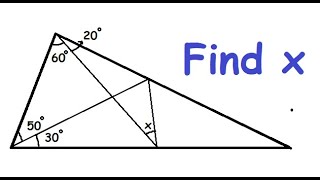 Hard Problem | Find Angle x | PRMO RMO INMO IMO Math Olympiads SSC