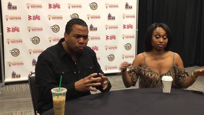 Bobby Brown , Omar Gooding , Angell Conwell talk with Press at Circle Of  Sisters 2015