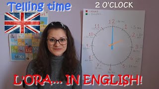 Inglese Per Bambini L Orologio In Inglese L Ora In Inglese Per Bambini Della Scuola Primaria Youtube