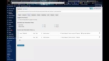 MemberPress - Options - Fields