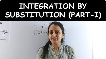 INTEGRATION BY SUBSTITUTION FOR TRIGONOMETRIC FUNCTIONS (INTEGRATION CLASS XII 12th)