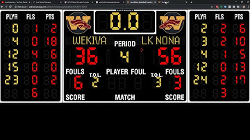 Setting Up Live Streams and Online Scoreboards