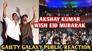 Akshay Kumar And Tiger Shroff Wish Eid Mubarak Gaiety Galaxy Public Reaction Bmcm Movie