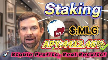 Zero-risk, high-reward project with 4412.46% APY!Complete Solana MLG staking tutorial for beginners
