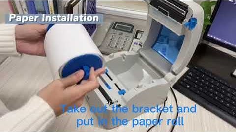 GP-1324D Paper installation