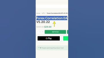 Forex Correlation EA MT4 #forextrading #forexlifestyle  #forexea #forexsignals #ea99store