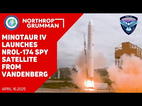 Northrop Grumman Minotaur IV Launches NROL-174 Classified Satellite from California