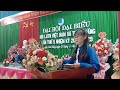 Bài phát biểu khai mạc Đại hội Hội LHTN xã Tiến Thắng lần thứ V, nhiệm kỳ 2024-2029